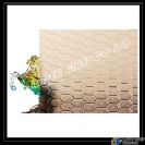 3-8mm Bronze Beehive Patterned Glass with CE & ISO9001